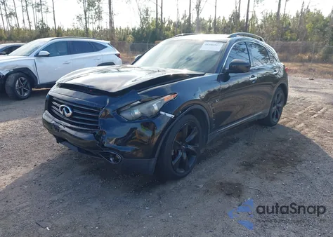2015 Infiniti Qx70 z USA, uszkodzony, nr VIN JN8CS1MU2FM381401